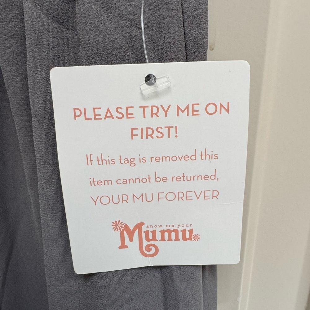 Show Me Your MuMu Grey Sleeveless Maxi Dress with Side Slit - Picture 4 of 9